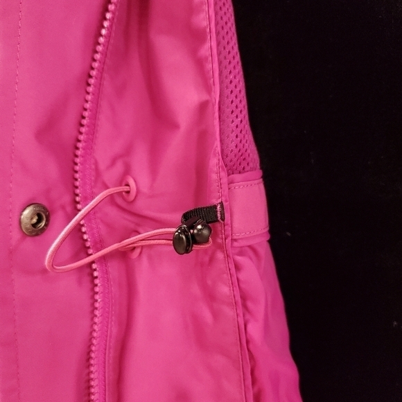 L.L. BEAN Pink H2OFF Raincoat Jacket Mesh-Lined Misses Small Petite 287445 - Picture 13 of 17
